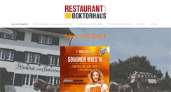 Desktop Screenshot of doktorhaus.ch