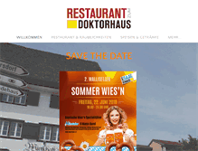 Tablet Screenshot of doktorhaus.ch